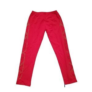 Jak & Peppar Girls Crimson Leggings with Rhinestone Pattern - Size 6X